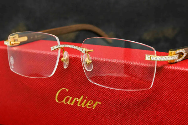 Cartier glasses Cartier Iced Out Eyewear Collections Medusa