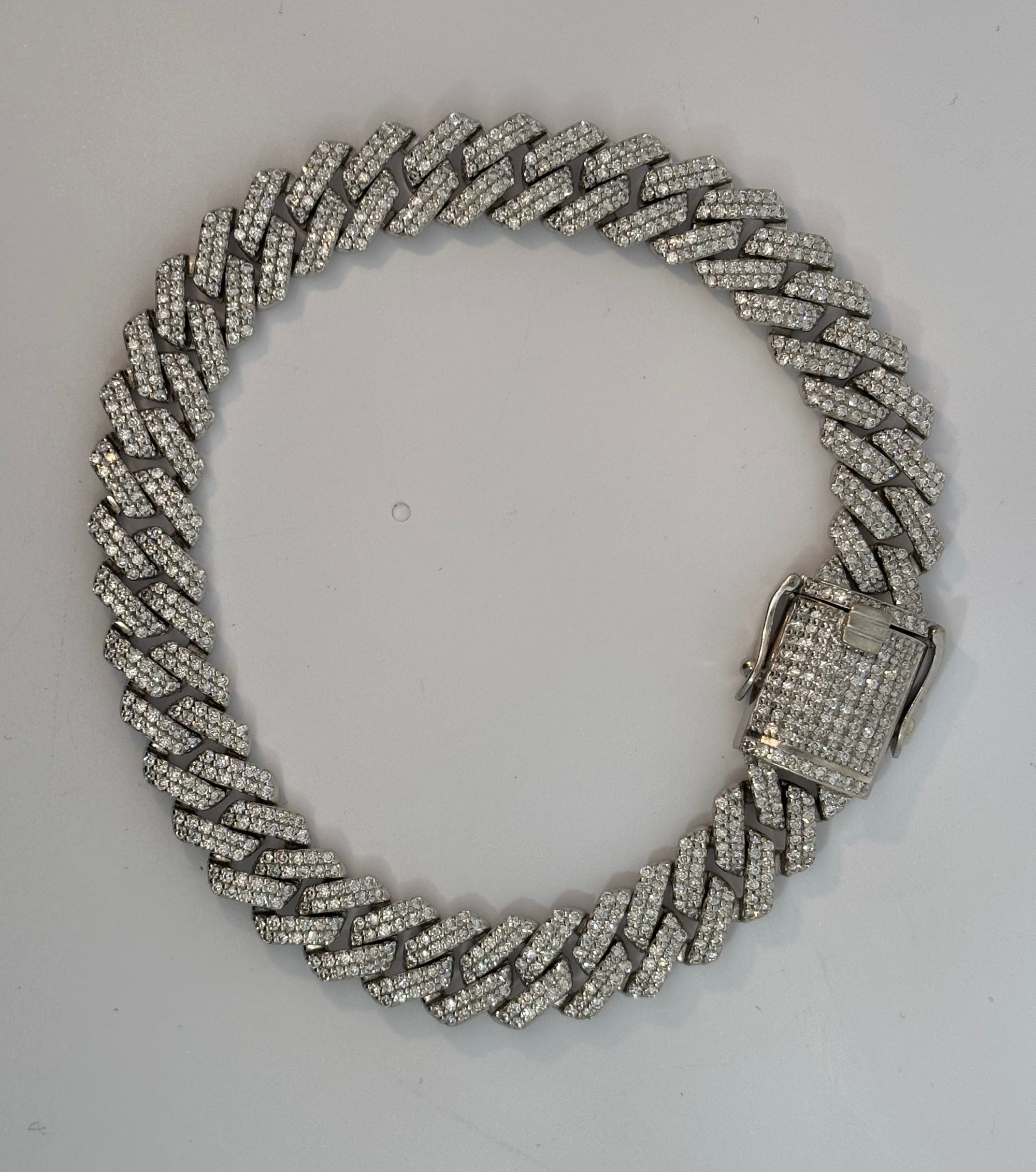 Bijoux Seconde Main | Remise à Neuf 10mm bracelet cuban diamant
