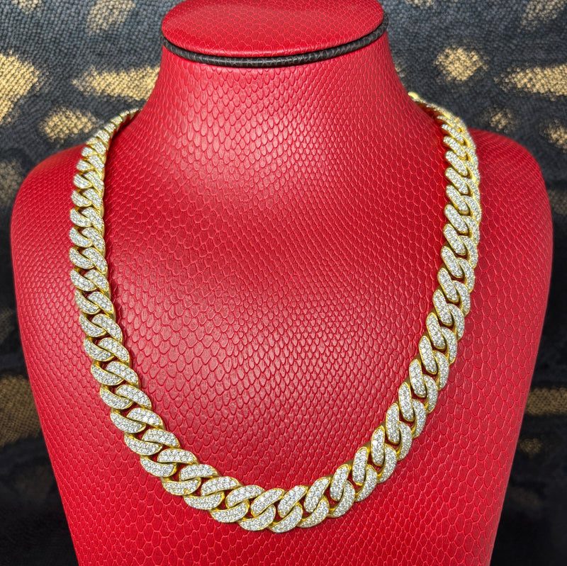 Bijoux Liquidation | Neuf 13mm cuban diamant