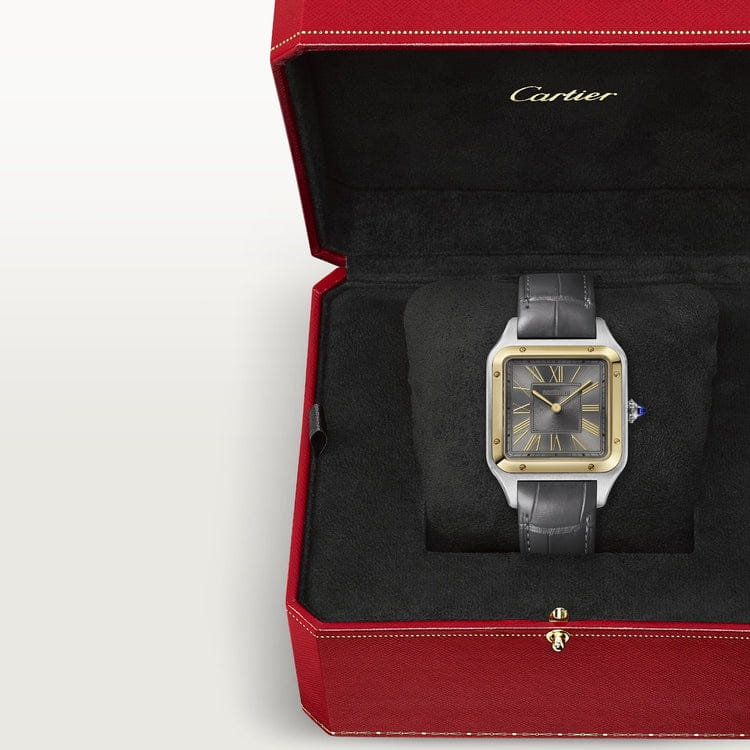 Cartier watch | Men&#39;s Watch 32mm Cartier Santos-Dumont Large Gold 2 Tones