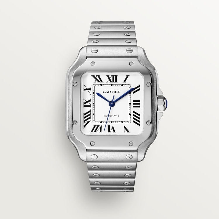 Cartier watch | Cartier Santos White Stainless 36mm Men&#39;s Watch