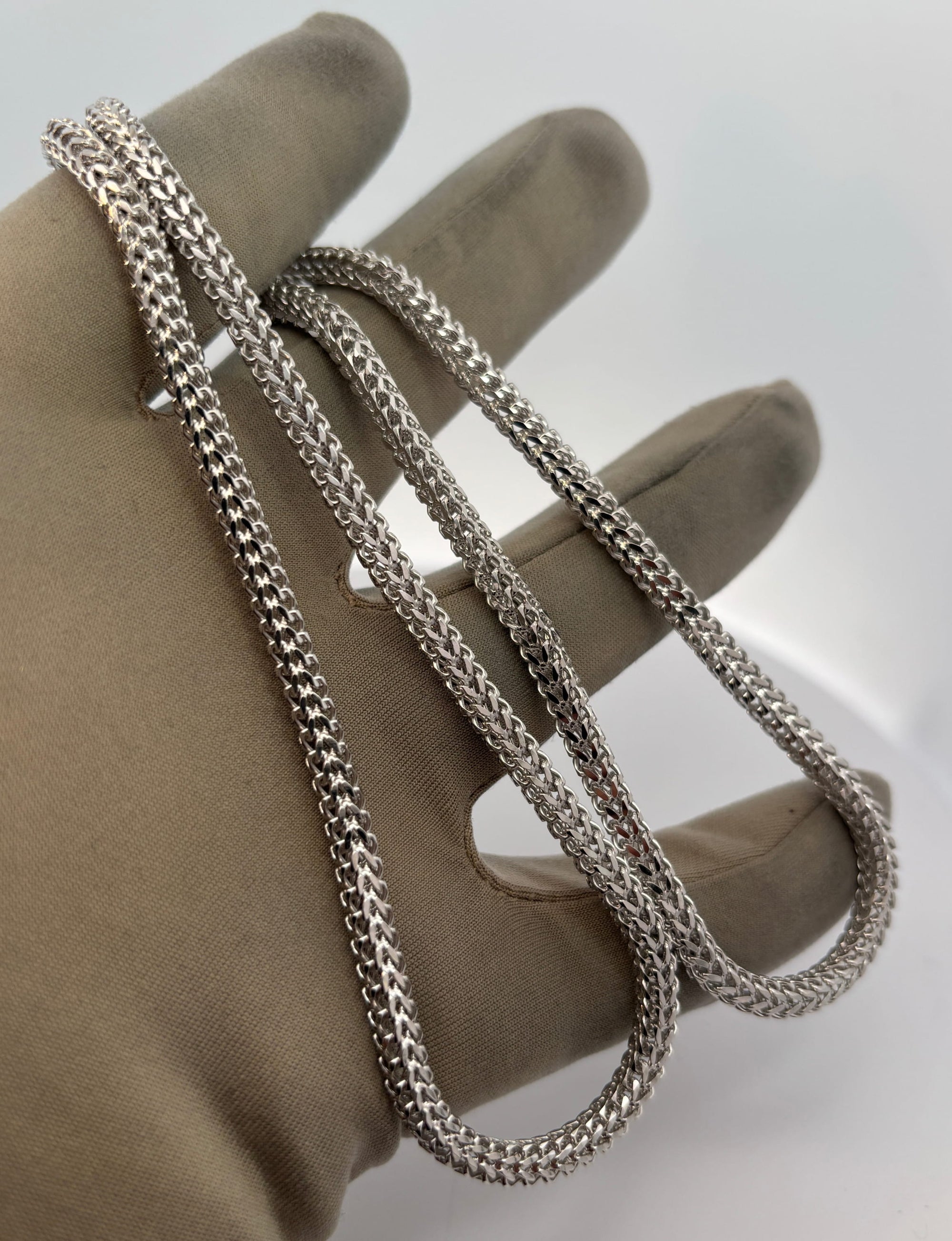 Bijoux Liquidation | Neuf 4.5mm Fancy Franco Platine