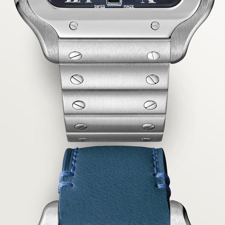 Cartier watch | Cartier Santos 100 XL Blue Stainless 40mm Men&#39;s Watch