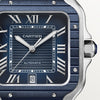 Montre Cartier | Montre Homme 40mm Cartier Santos 100 XL - Full Blue Bezel Stainless