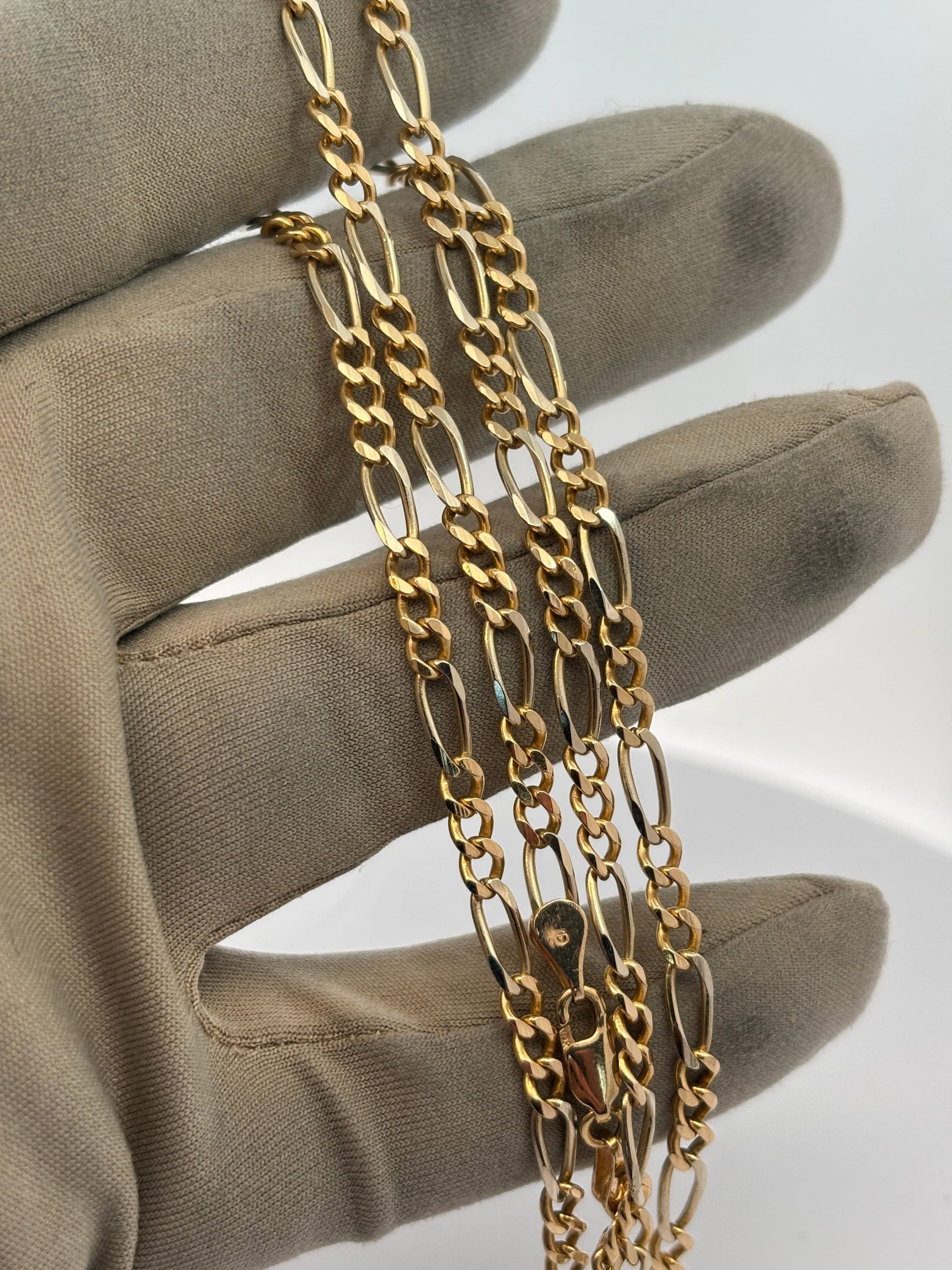 Bijoux Liquidation | Remise à Neuf 4mm Figaro 2 tons