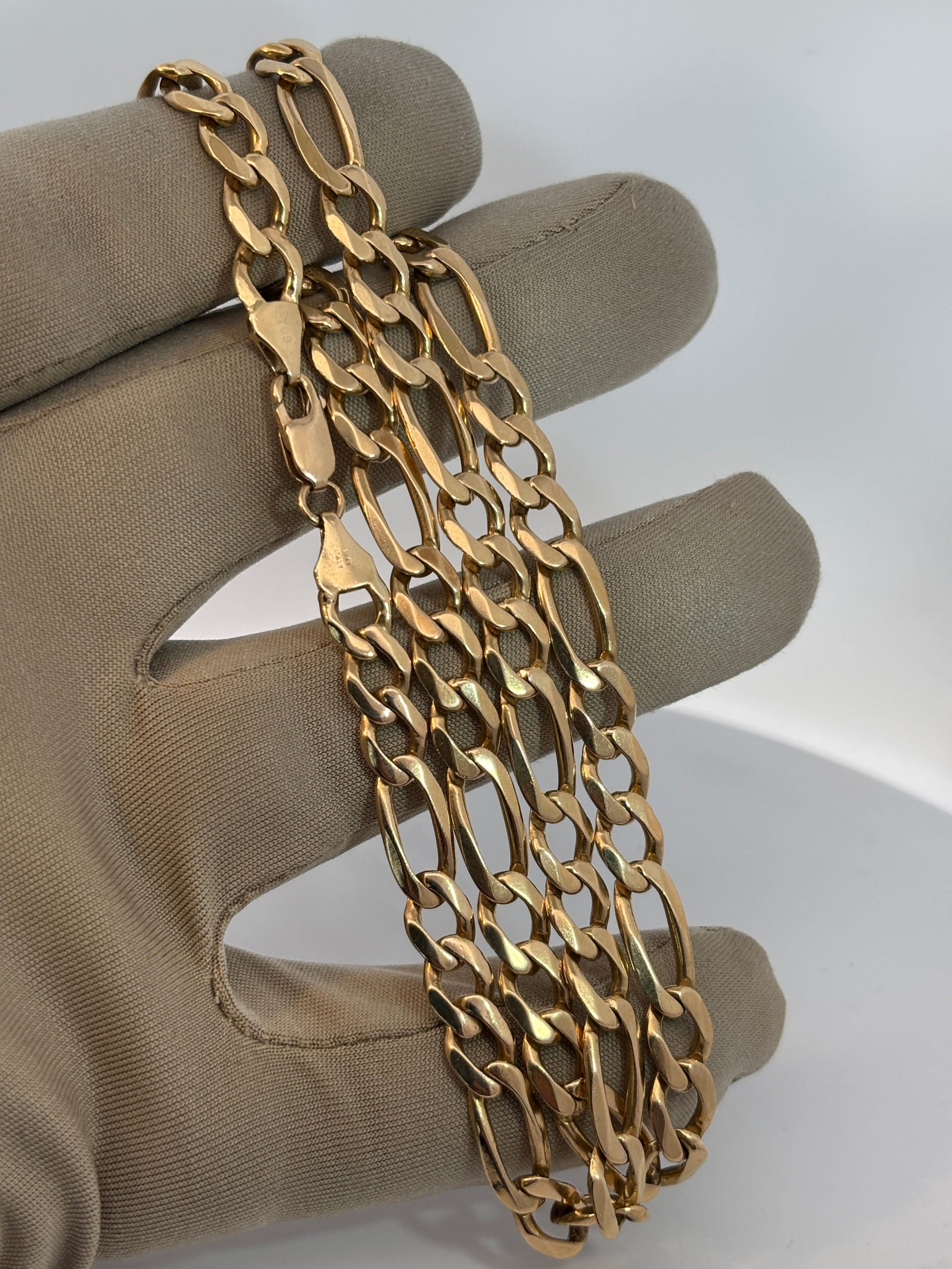 Bijoux Liquidation | Remise à Neuf 6.5mm Figaro solid