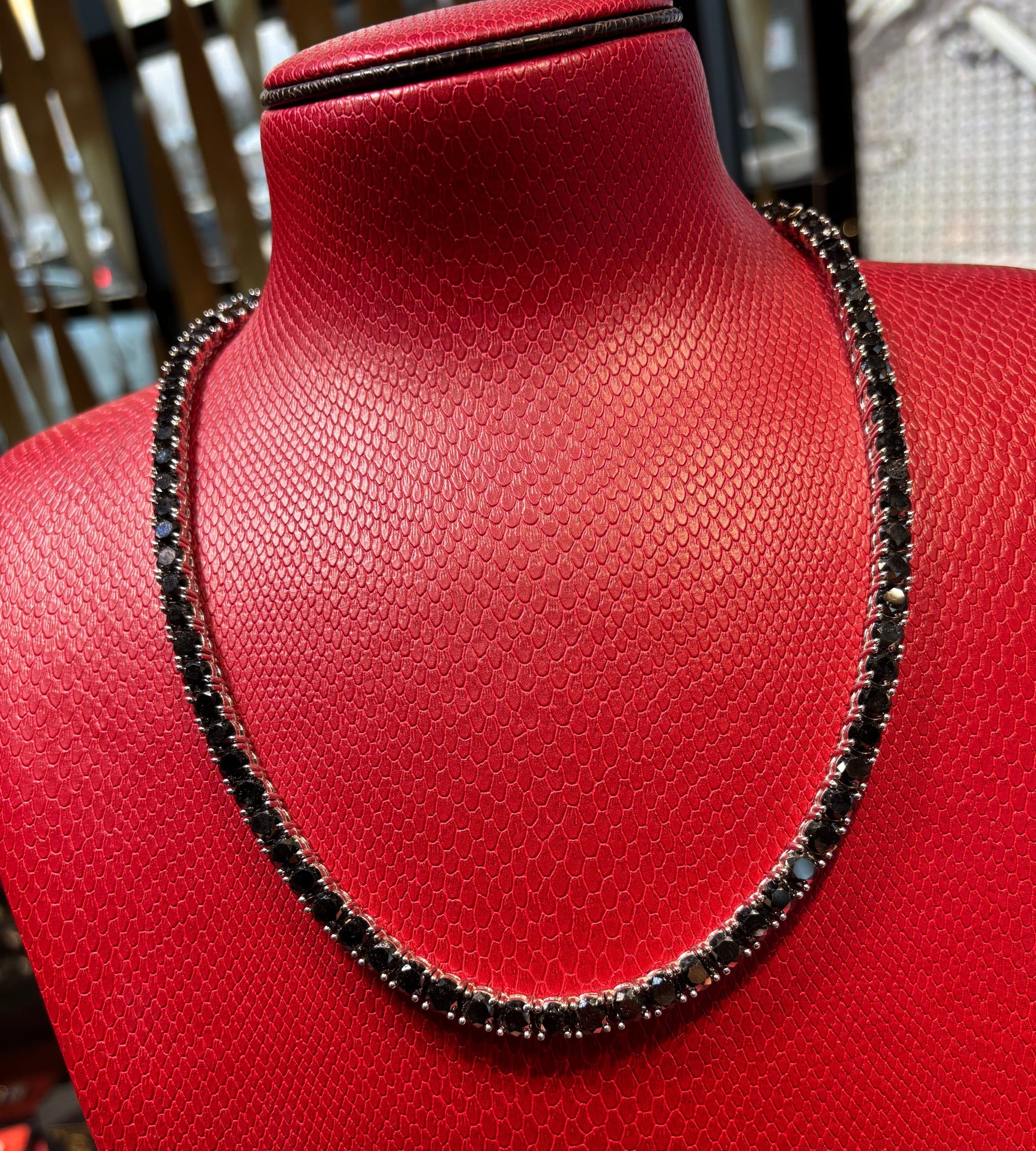 Bijoux Liquidation | Neuf 6mm Tennis diamant noir