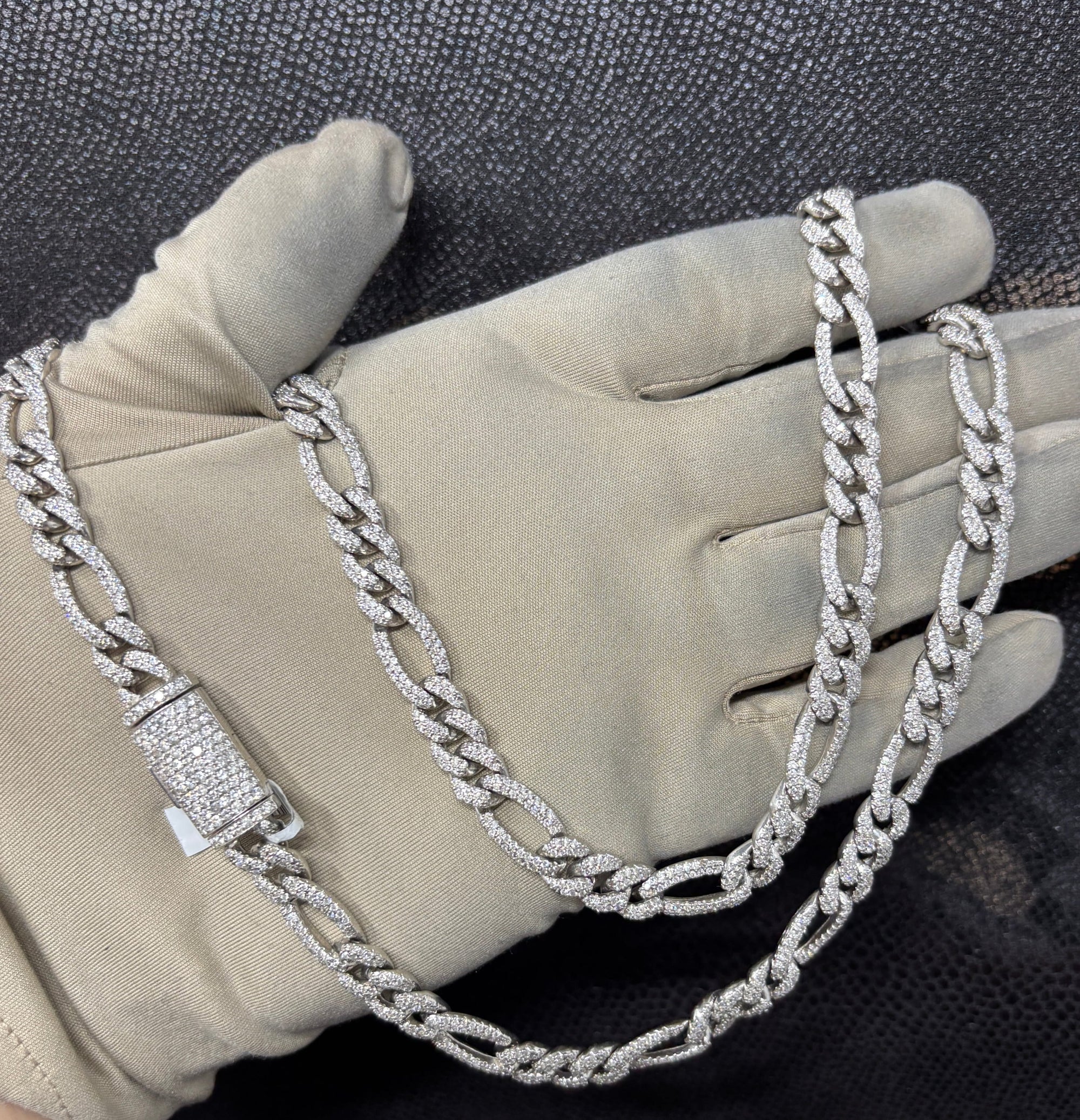 Bijoux Liquidation | Neuf 9mm Figaro diamant