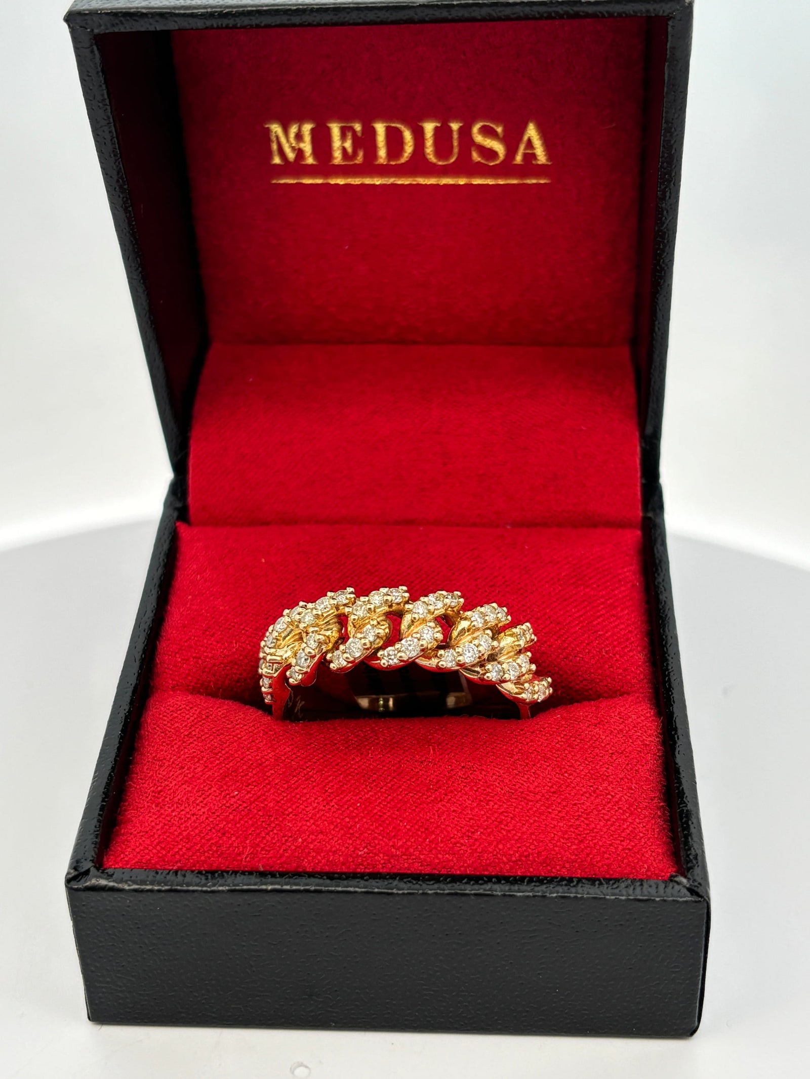 Bijoux Liquidation | Remise à Neuf Bague cuban prong diamant