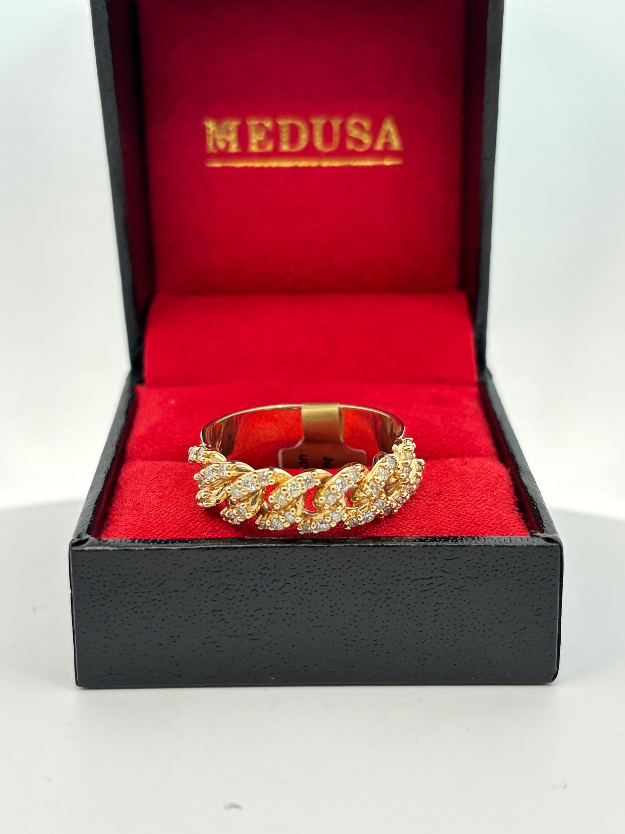 Bijoux Liquidation | Remise à Neuf Bague cuban prong diamant