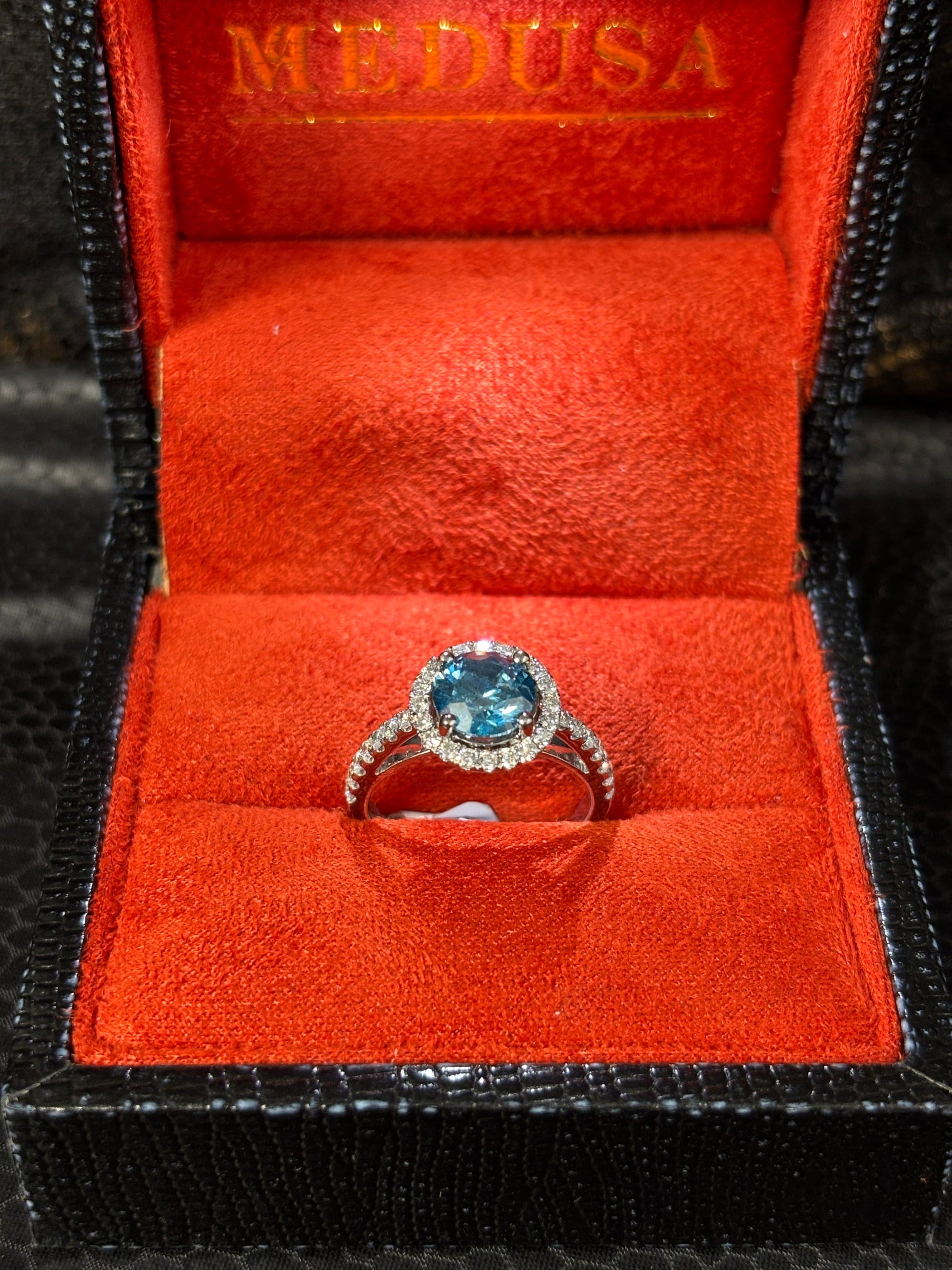 Bijoux Liquidation | Neuf Bague Diamant bleu (CBE50)