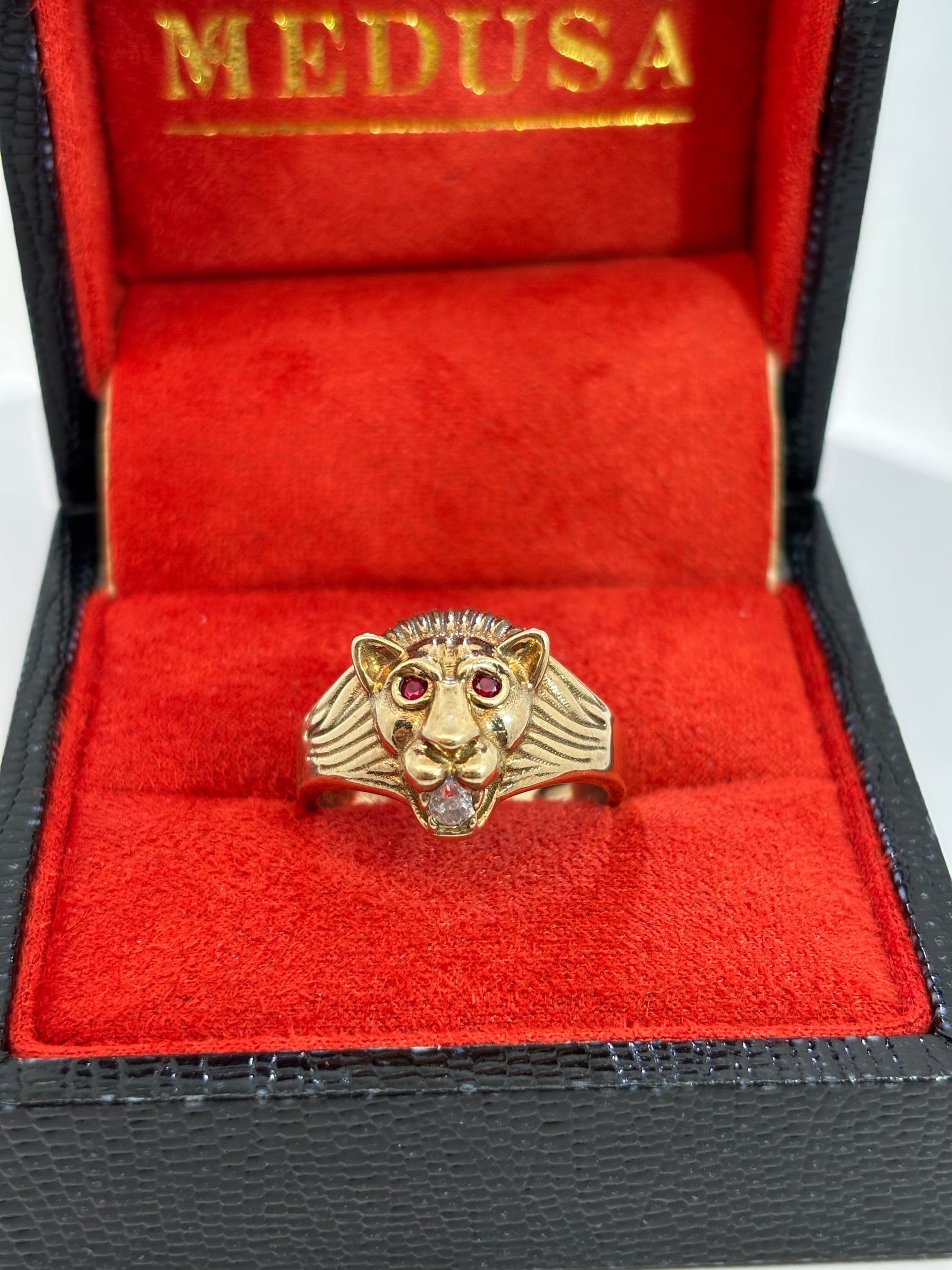 Bijoux Seconde Main | Remise à Neuf Bague lion zircon