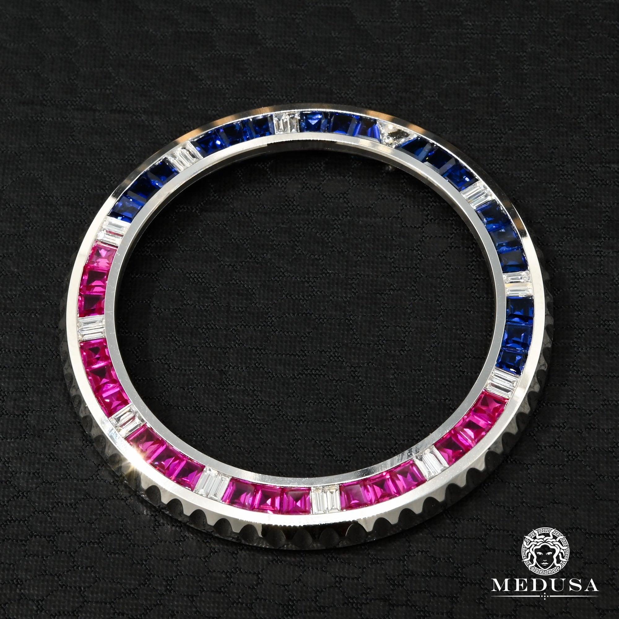 Montre Rolex | Montre Homme Bezel Diamond Submariner/GMT - Pepsi Pepsi / Stainless