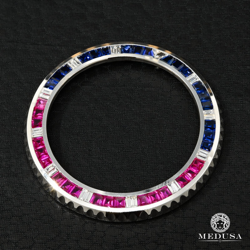 Montre Rolex | Montre Homme Bezel Diamond Submariner/GMT - Pepsi Pepsi / Stainless