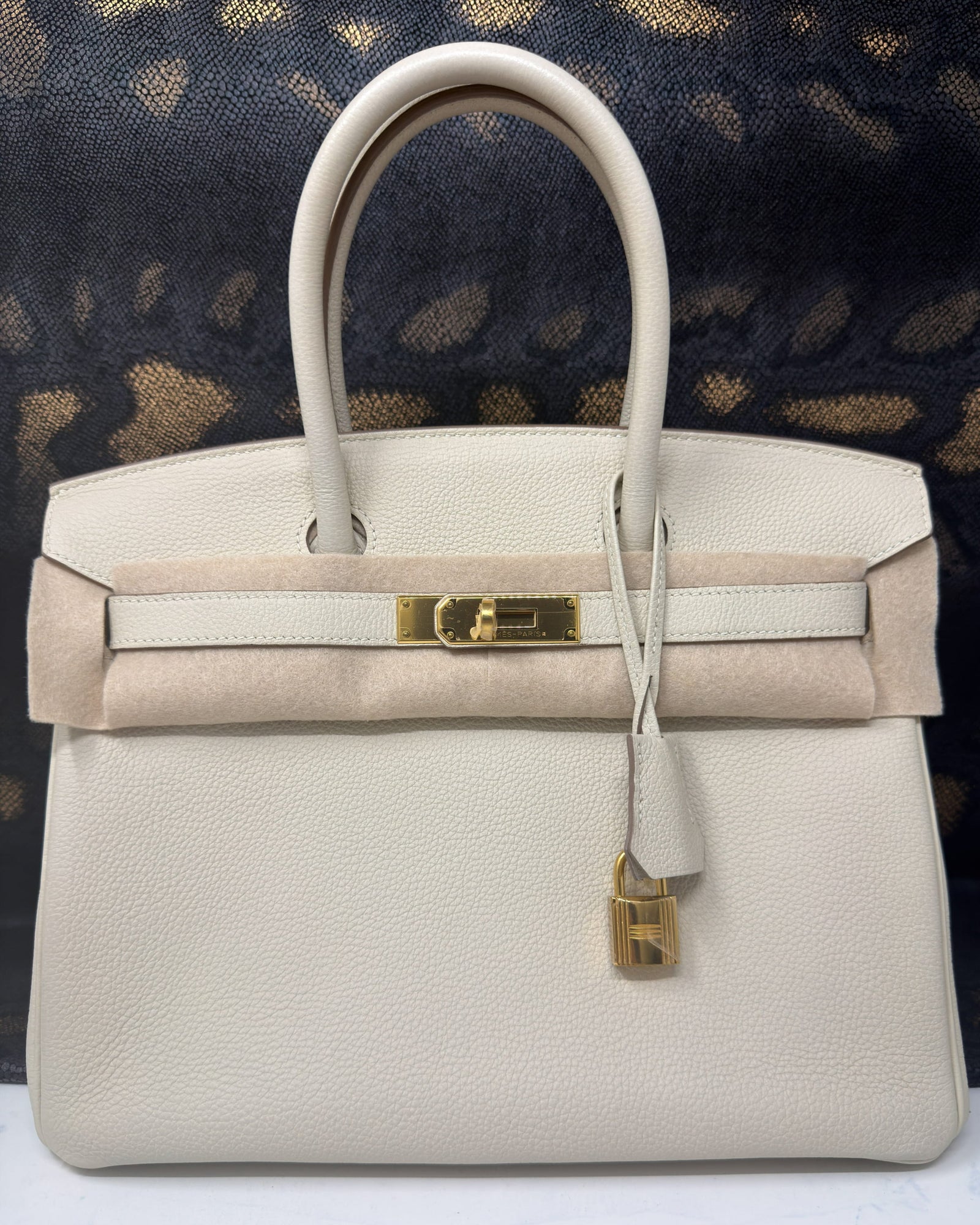 Birkin 30 Togo Craie Gold Hardware