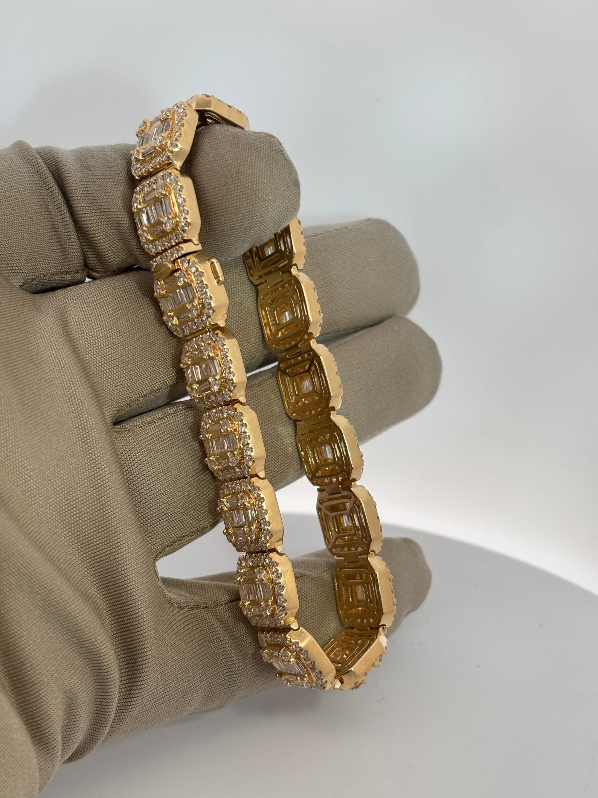 Bijoux Liquidation | Neuf Bracelet 13mm Tennis baguette