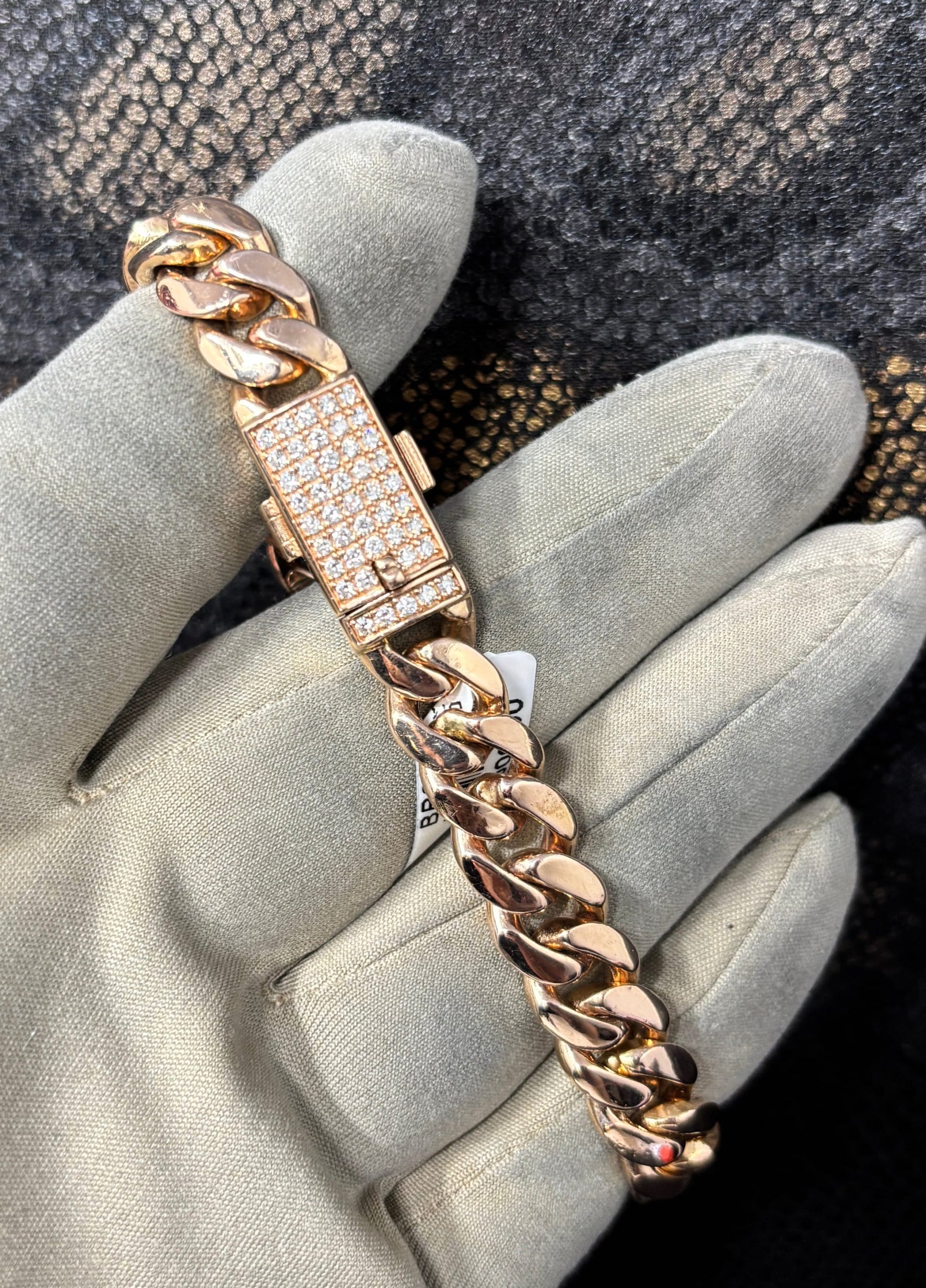 Bracelet Cuban Diamond Lock (SB9)