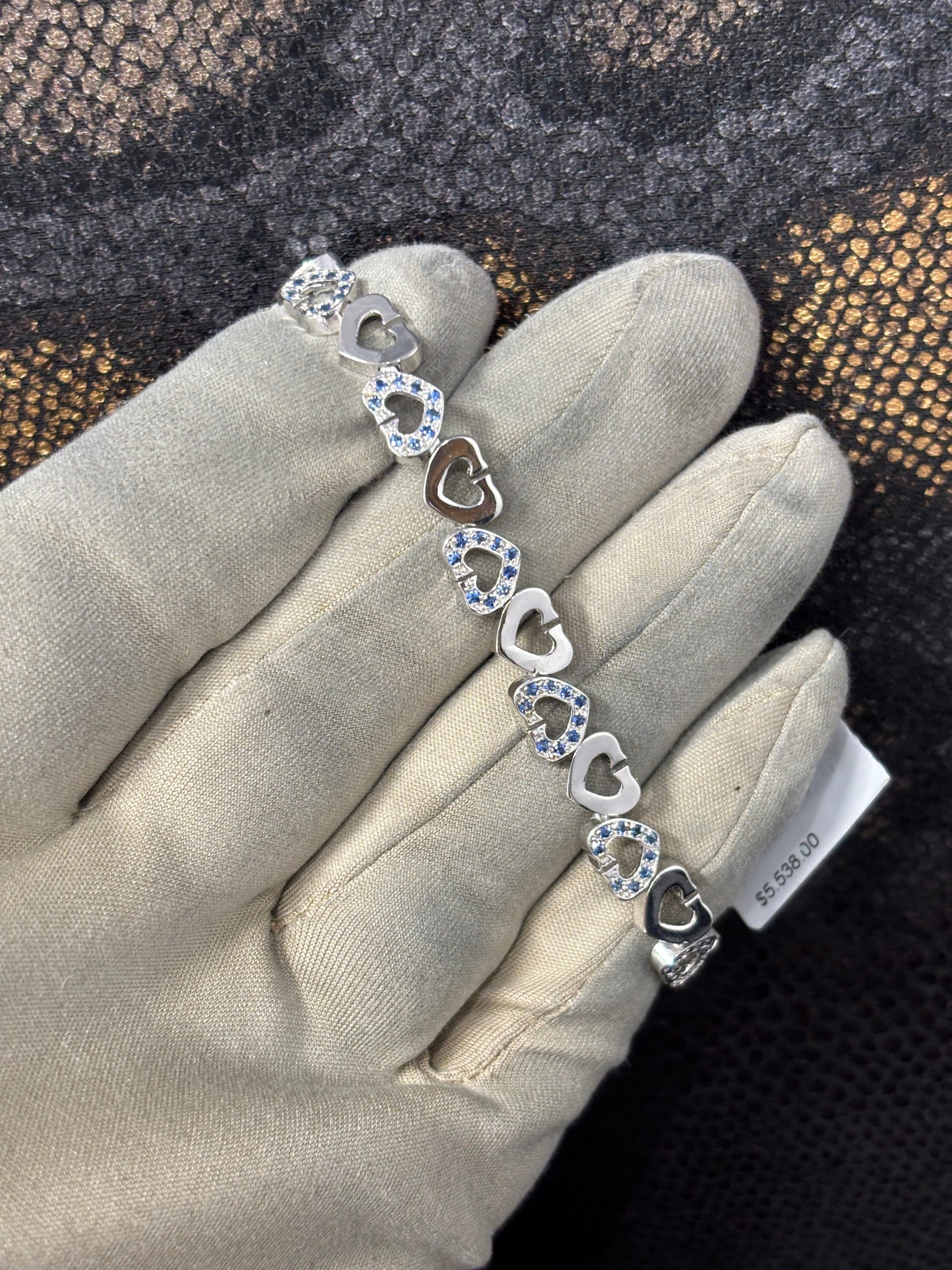 Bijoux Liquidation | Neuf Bracelet Heart Saphir (CB)