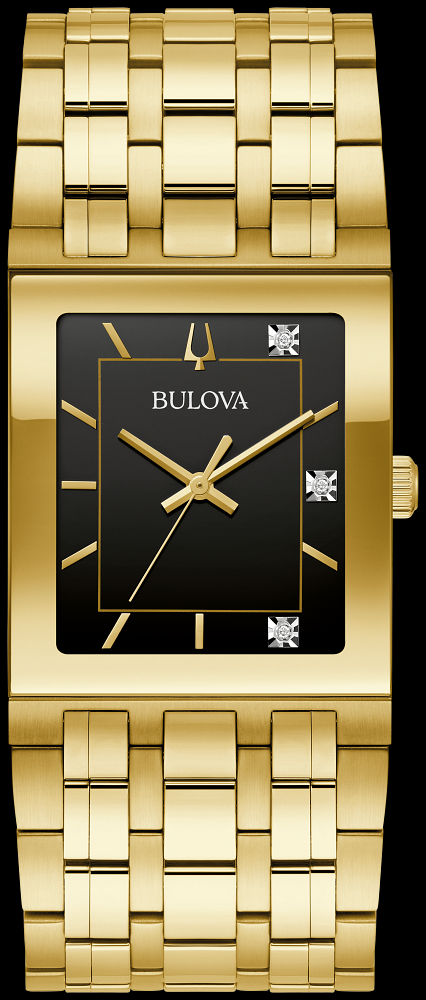 Montre Bulova | Montre Homme Bulova Marc Anthony Quadra - 97D132 Or Jaune