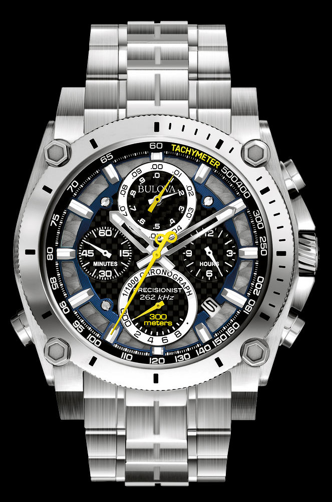 Montre Bulova | Montre Homme Bulova Precisionist - 96B175 Stainless