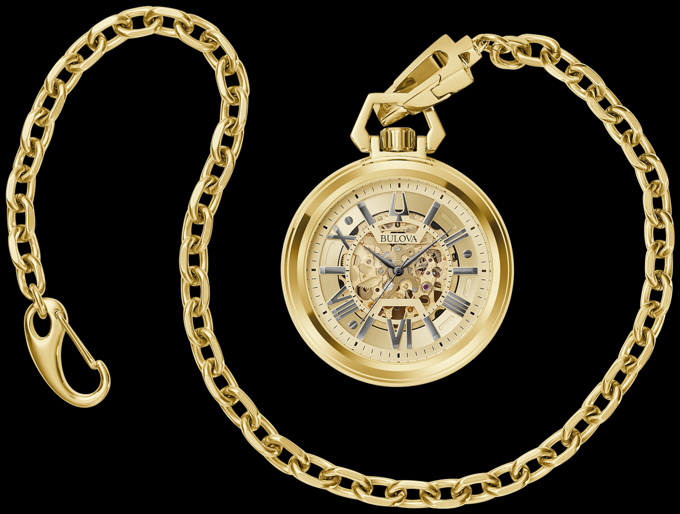 Montre Bulova | Montre Homme Bulova Shutton Pocket - 97A178 Or Jaune