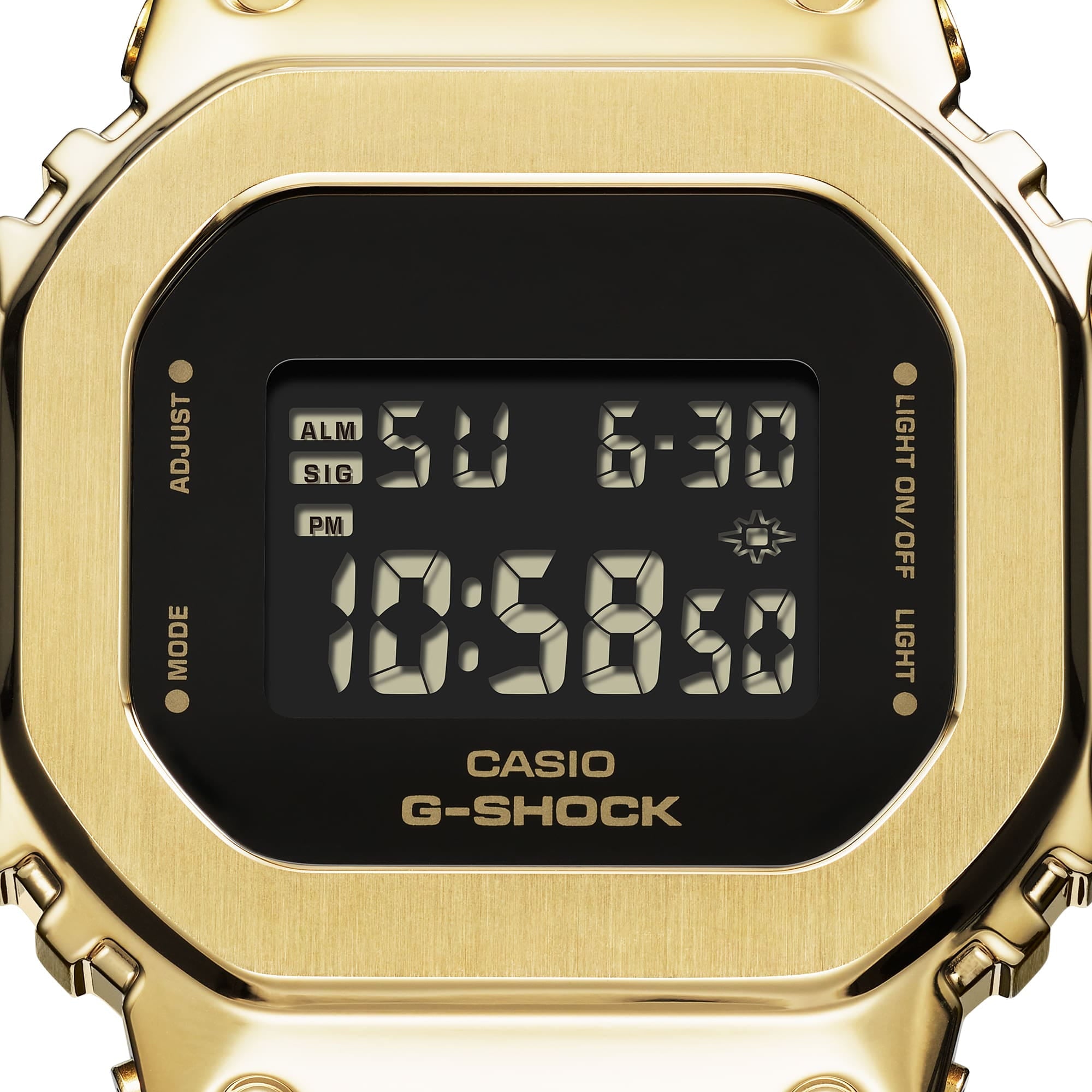 Montre G-Shock | Montre Femme Casio G-SHOCK Digital Series GM-5600GB-1 Or Jaune
