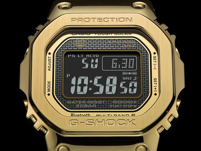 Montre G-Shock | Montre Homme Casio G-SHOCK Digital Series GMW-B5000GD-9 Or Jaune
