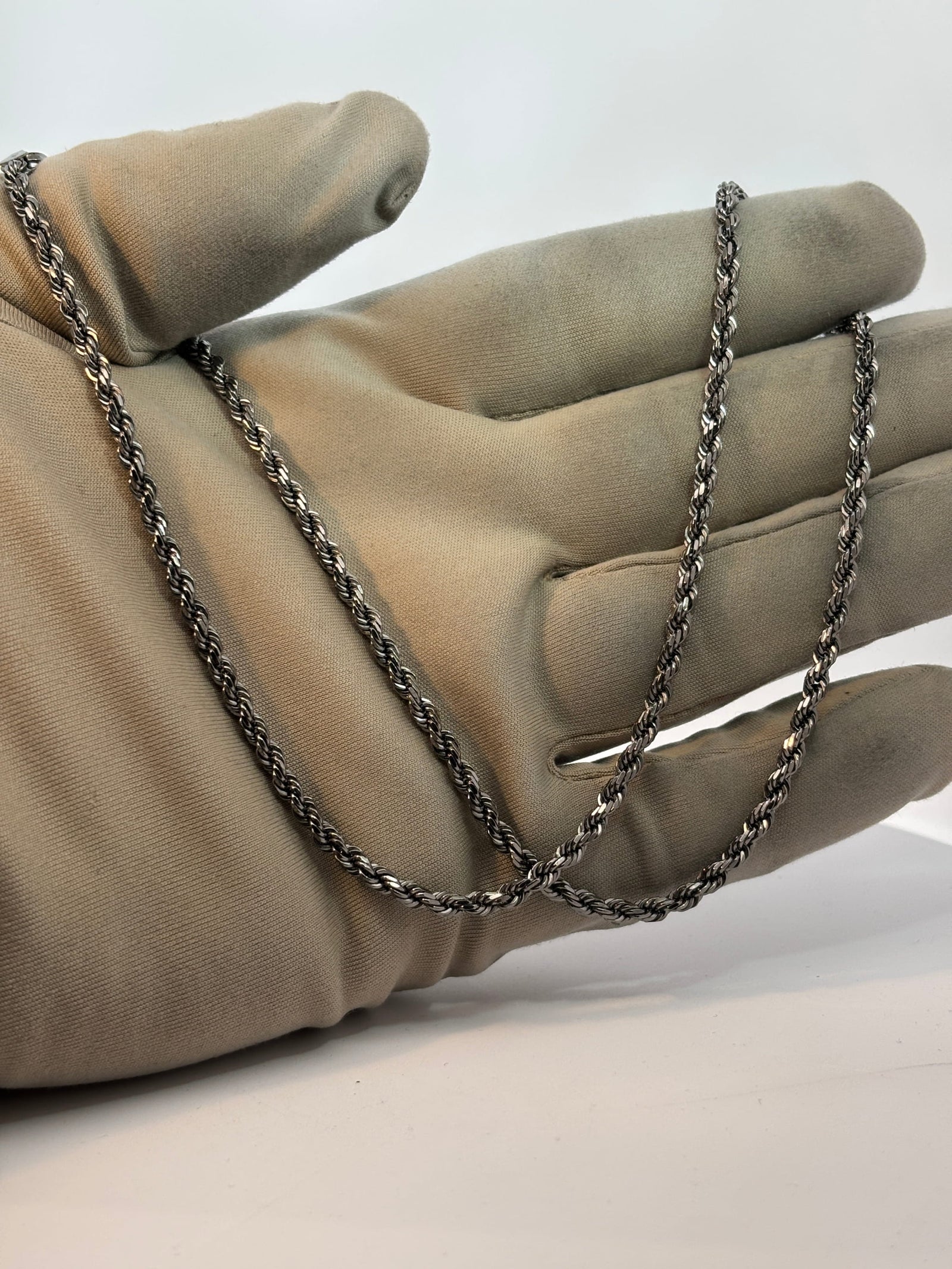 Bijoux Liquidation | Neuf Chaine 3mm torsade or noir