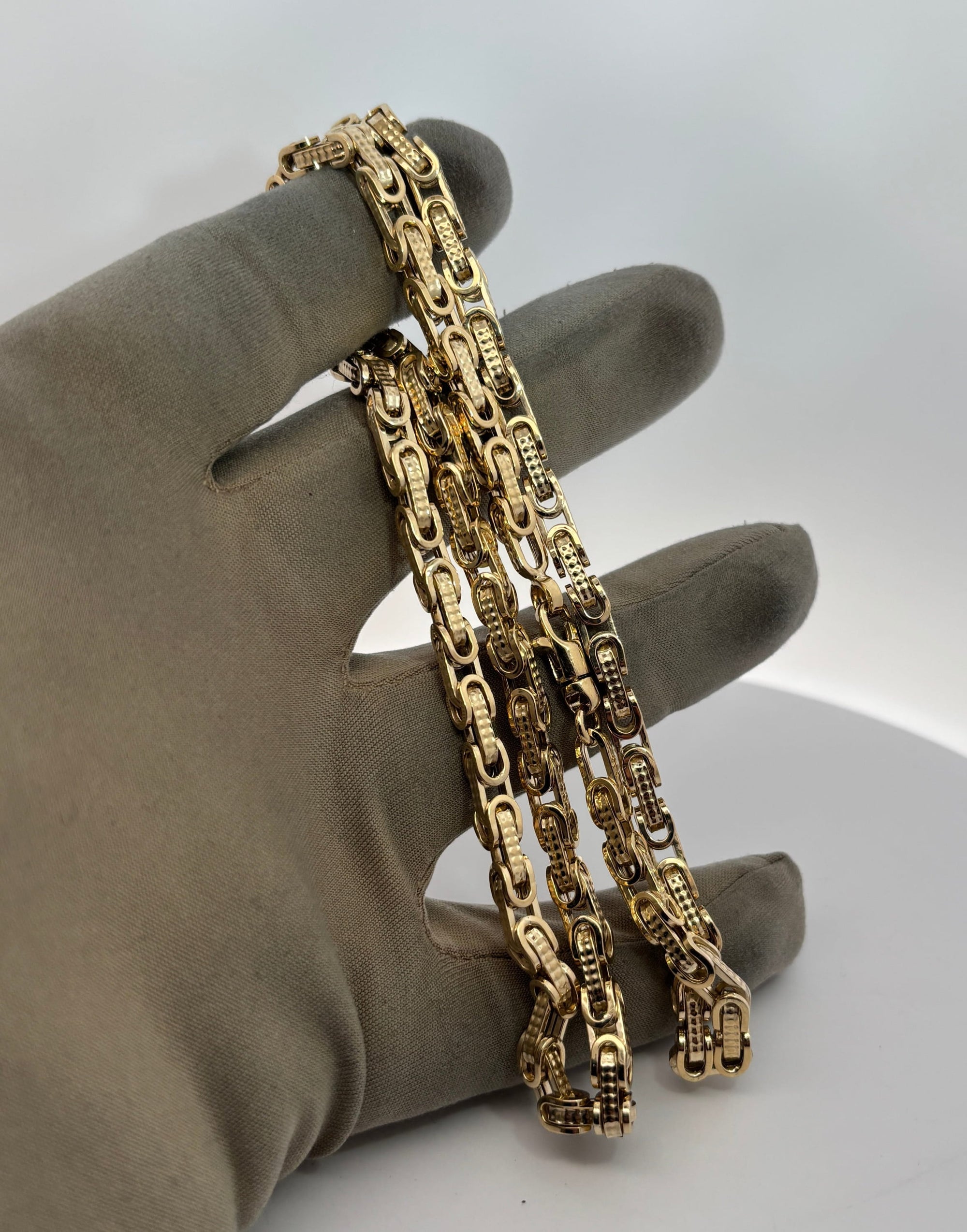 Bijoux Liquidation | Neuf Chaine 4.5mm Fancy Byzantine