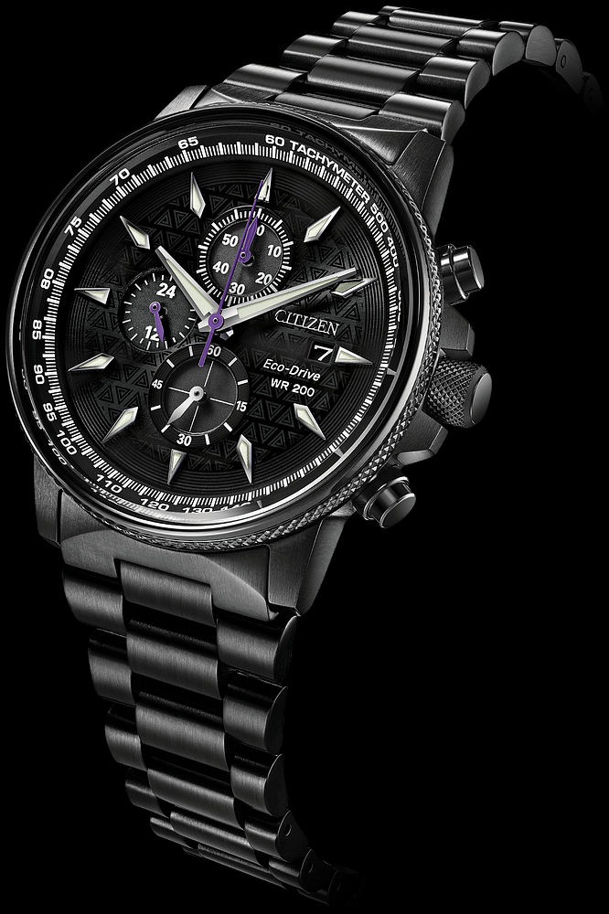 Montre Citizen | Montre Homme Citizen Black Panther CA0297-52W Or Noir