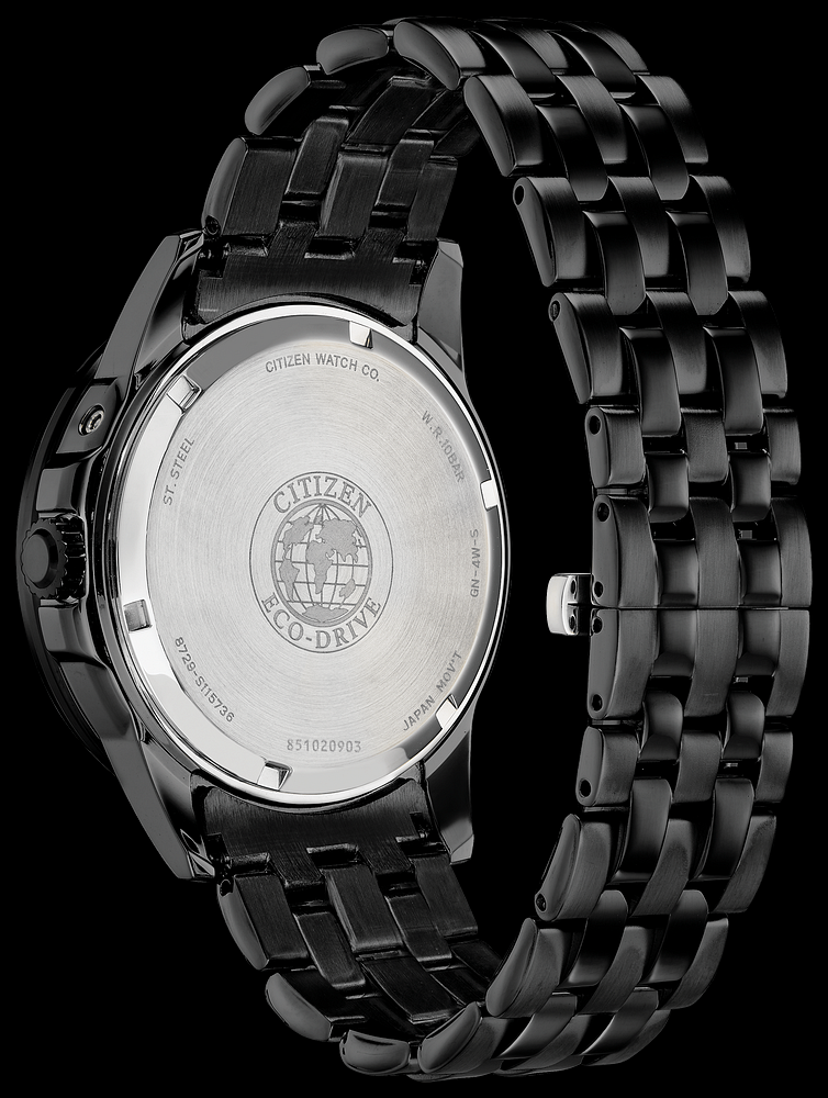 Montre Citizen | Montre Homme Citizen Calendrier Moonphase BU0057-54E Or Noir