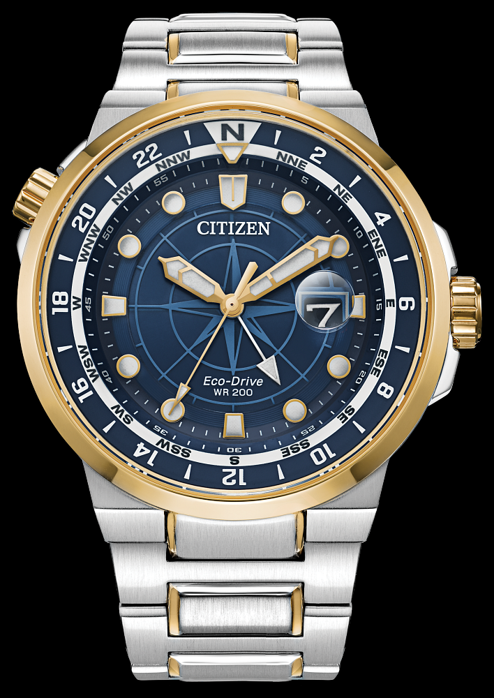 Montre Citizen | Montre Homme Citizen Endeavor BJ7144-52L Or 2 Tons