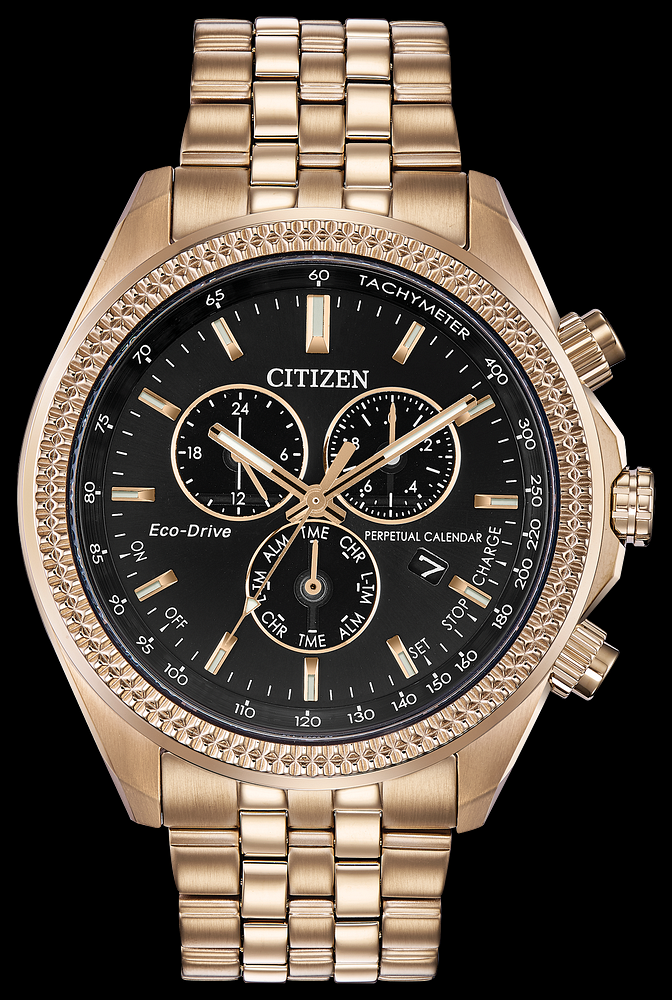Montre Citizen | Montre Homme Citizen Perpetual Calendar Chrono BL5563-58E Or Rose