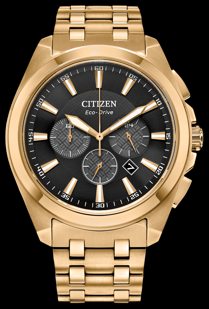 Montre Citizen | Montre Homme Citizen Peyten Chrono CA4512-50E Or Jaune