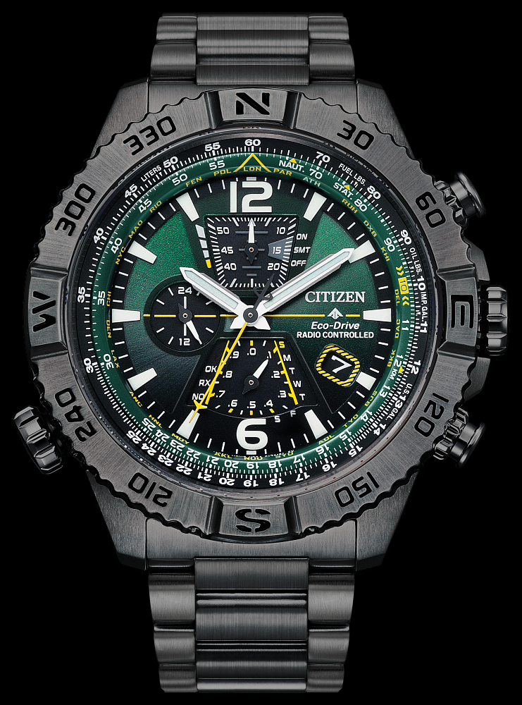 Montre Citizen | Montre Homme Citizen Promaster Navihawk AT8227-56X Or Noir