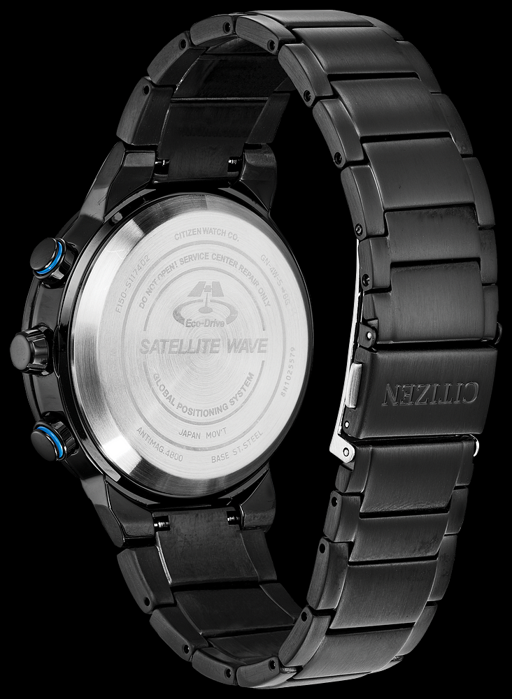Montre Citizen | Montre Homme Citizen Satellite Wave GPS Freedom CC3038-51E Or Noir