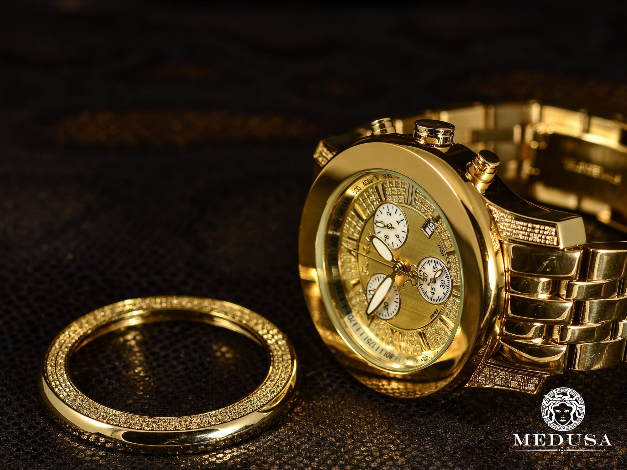 Bijoux Medusa | Montre Homme Joe Rodeo 2000 - J2031 Or Jaune