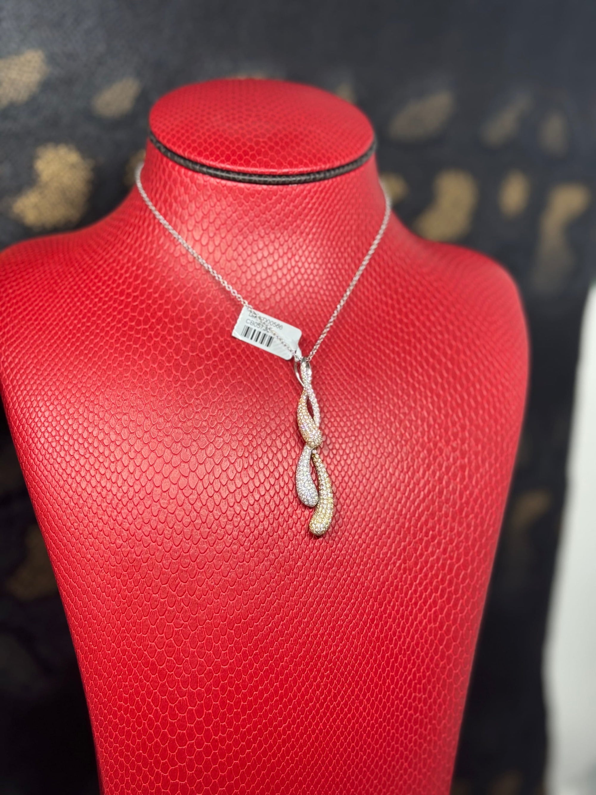 Bijoux Liquidation | Neuf Pendentif Goute 3 tons Diamant (CB)