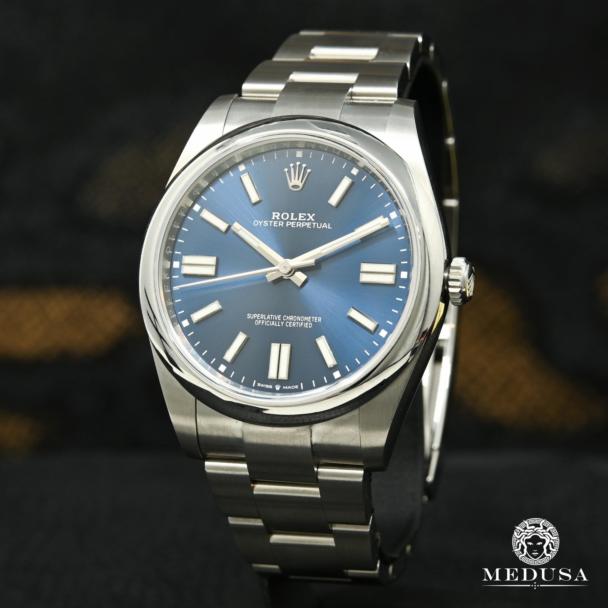 Rolex watch | Rolex Oyster Perpetual 41mm Men's Watch - Blue Stainless