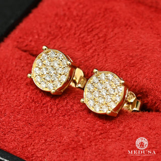 Studs D14 - MR0010  - Yellow Gold / 50PT
