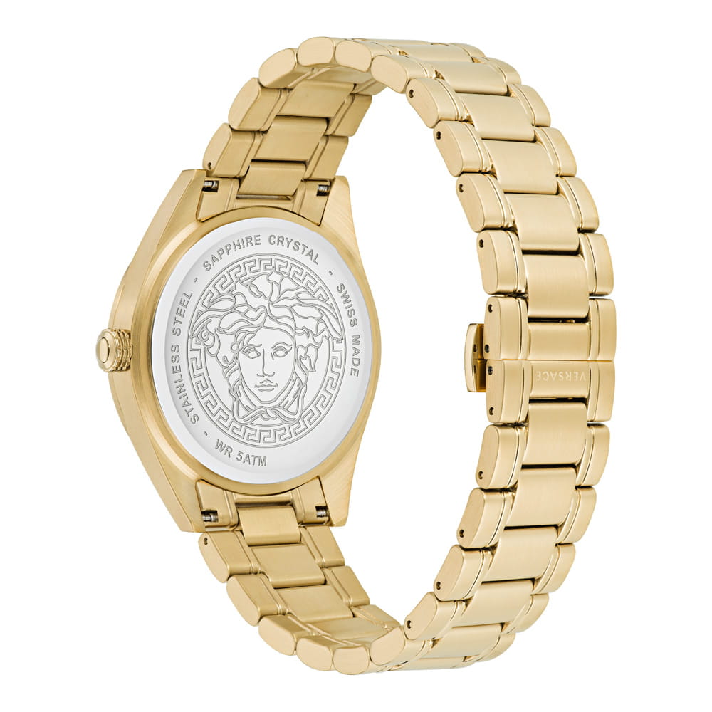 Montre Versace | Montre Homme Versace V-Code - VE6A00623 Or Jaune