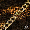10K Gold Bracelet | Men&#39;s Bracelet 10mm Meshy Bracelet M447 8&#39;&#39; / Gold 2 Tones