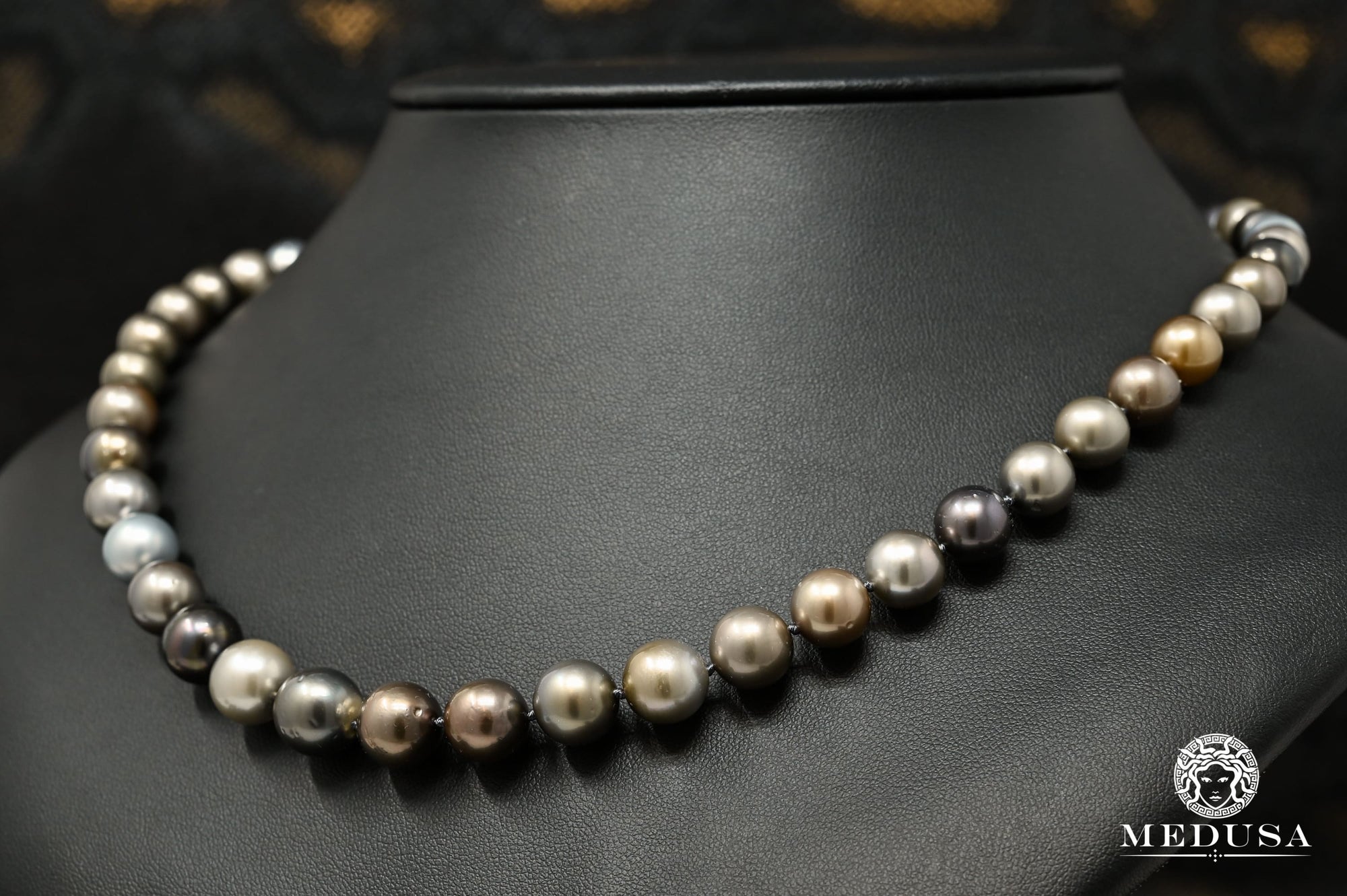 10mm Collier Perle Tahitian