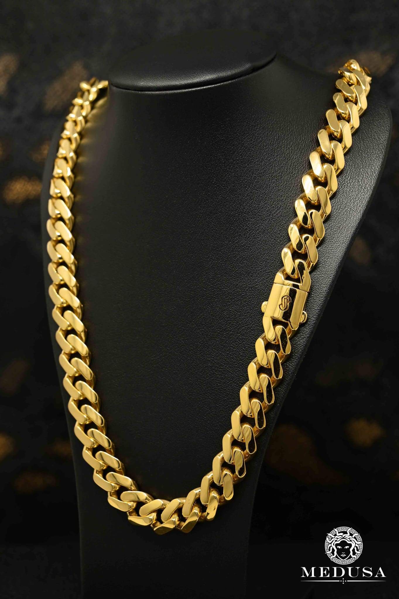 10K Gold Chain | Cuban Monaco 13mm Chain