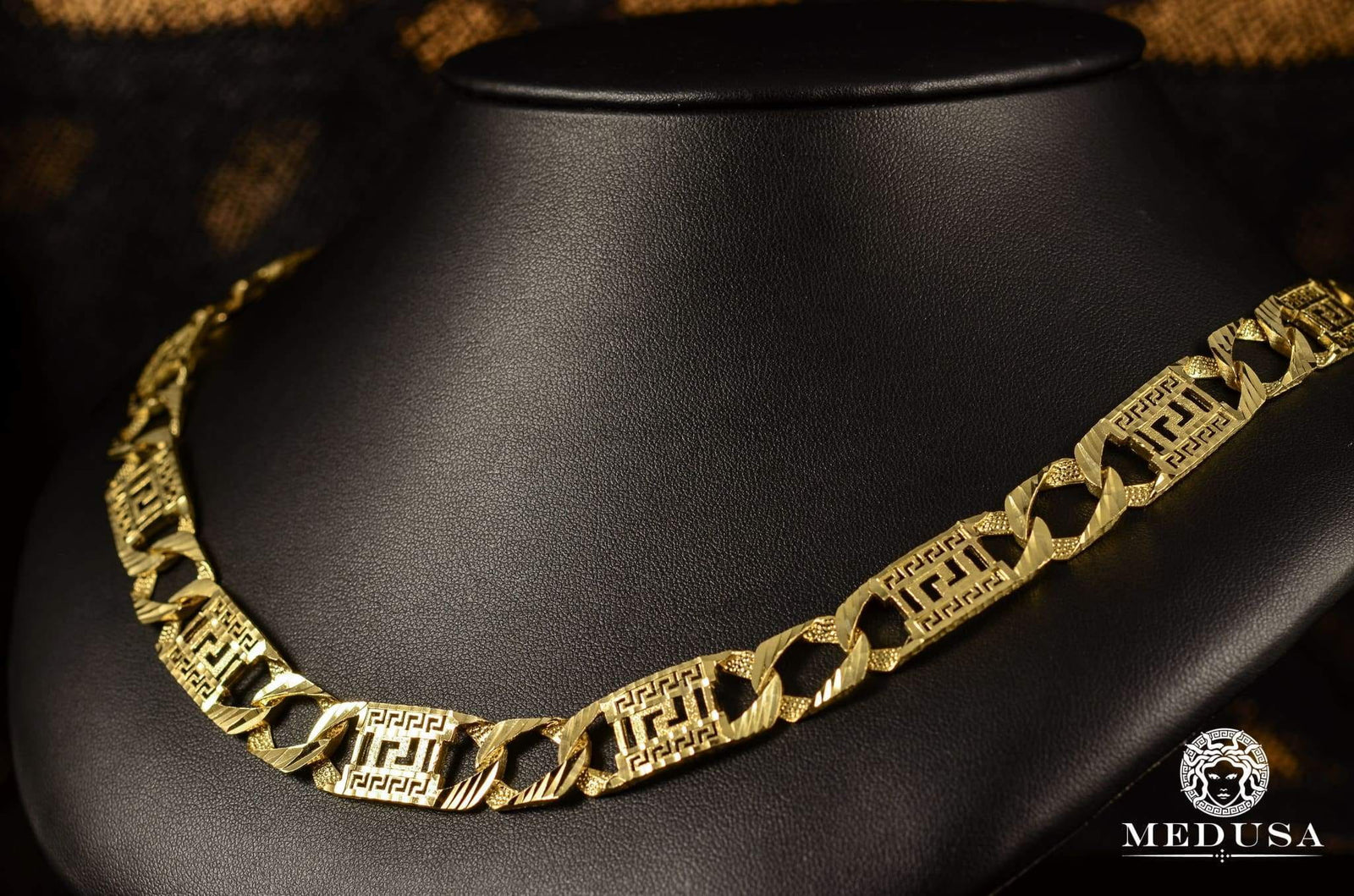 10K Gold Chain | Curb Chain 13mm Gianni M4