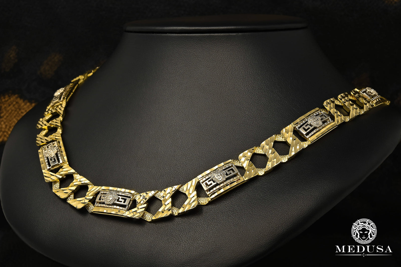 10K Gold Chain | Curb Chain 14mm Gianni M434