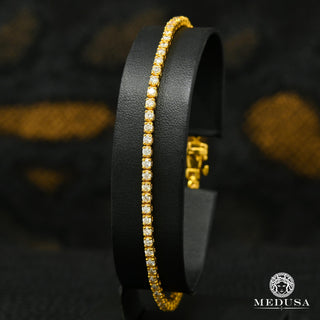 2.5mm Tennis - Diamond  - Yellow Gold