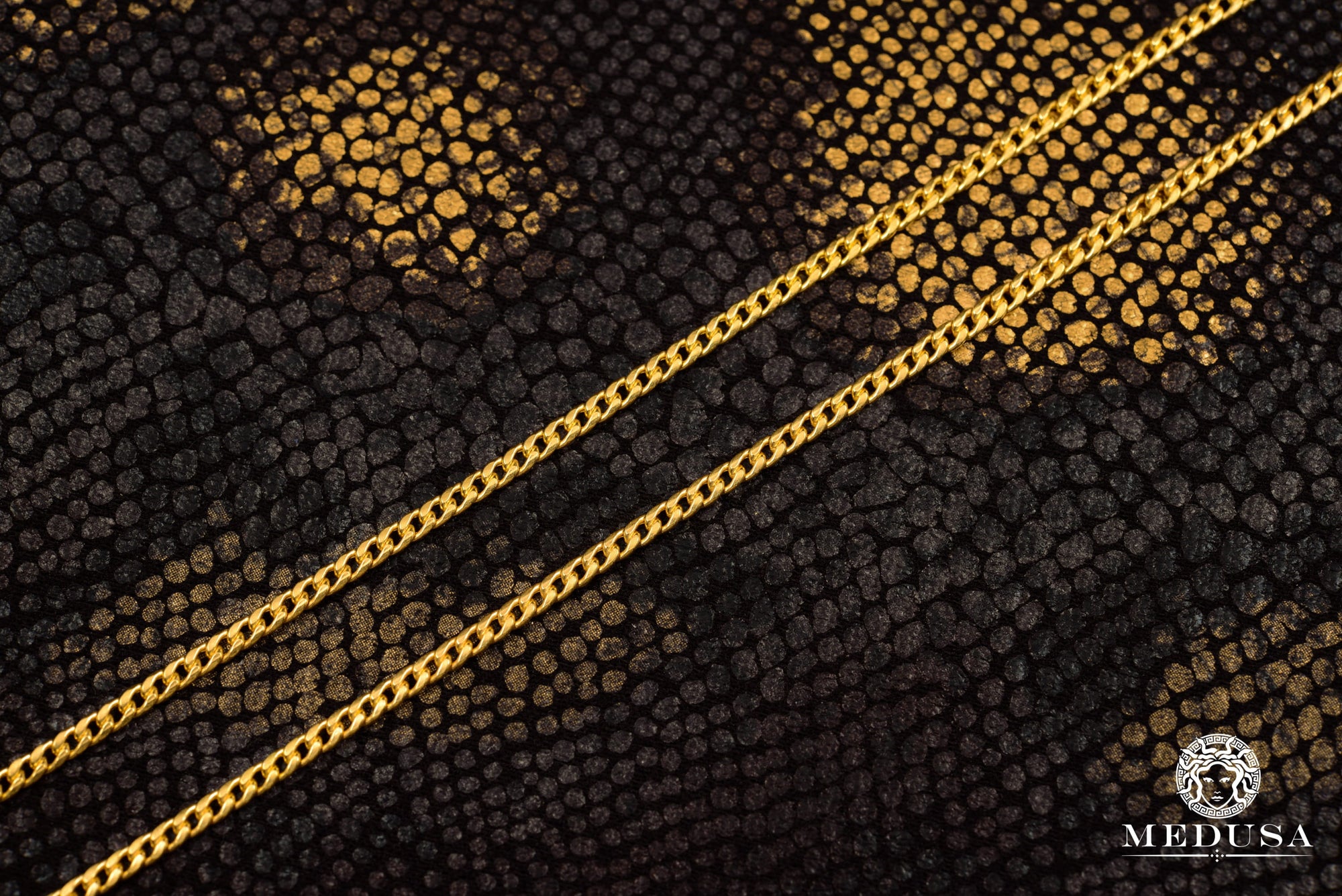 Chaîne en Or 10K | Chaîne 2mm Baby Cuban Link