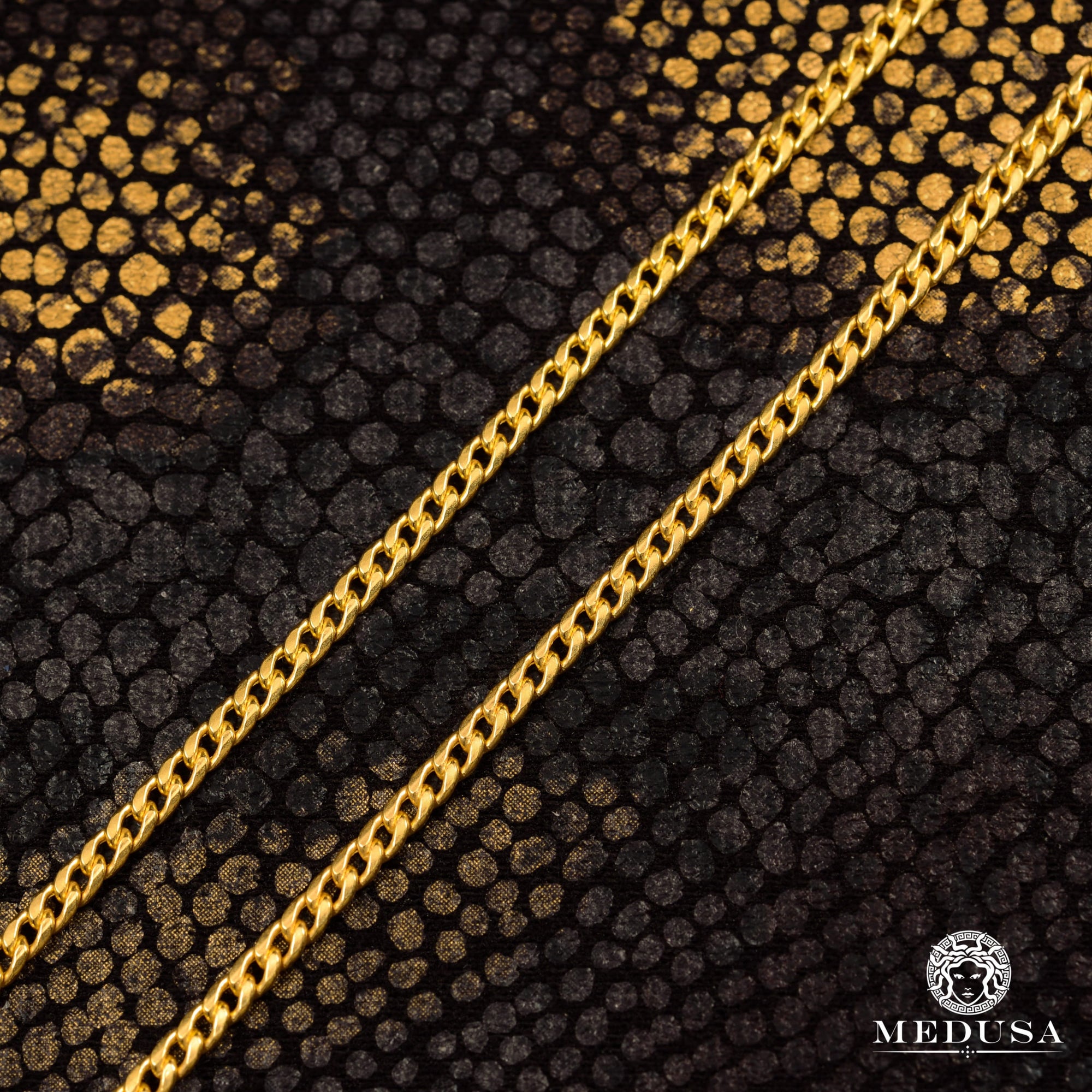 10K Gold Chain | 2mm Baby Cuban Link Chain