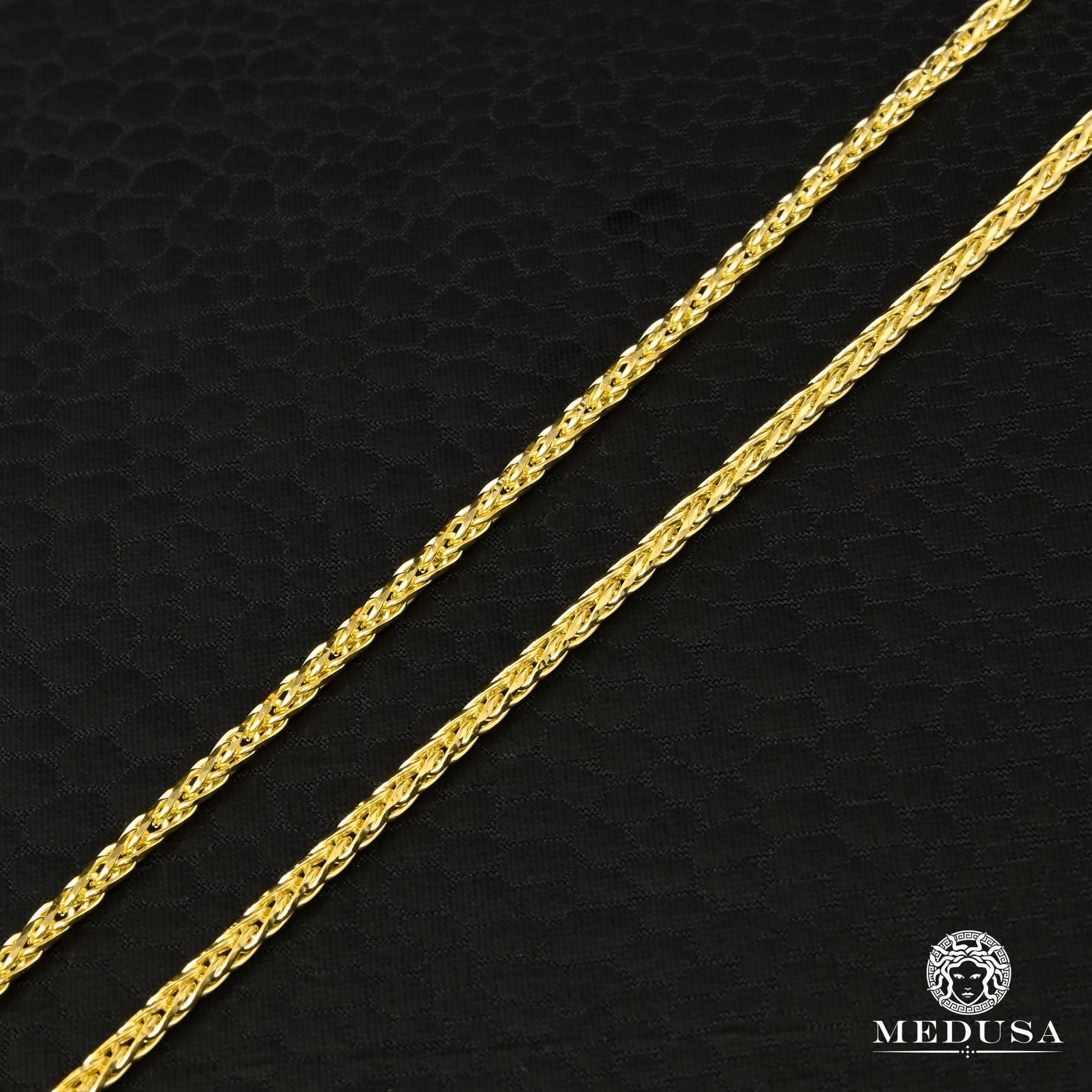 Chaîne en Or 10K | Chaîne 2mm Wheat Solid